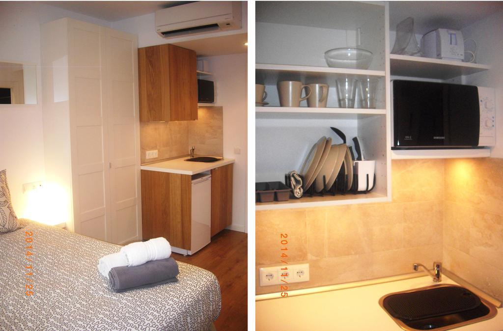 Apartamentos Clavero Málaga Oda fotoğraf